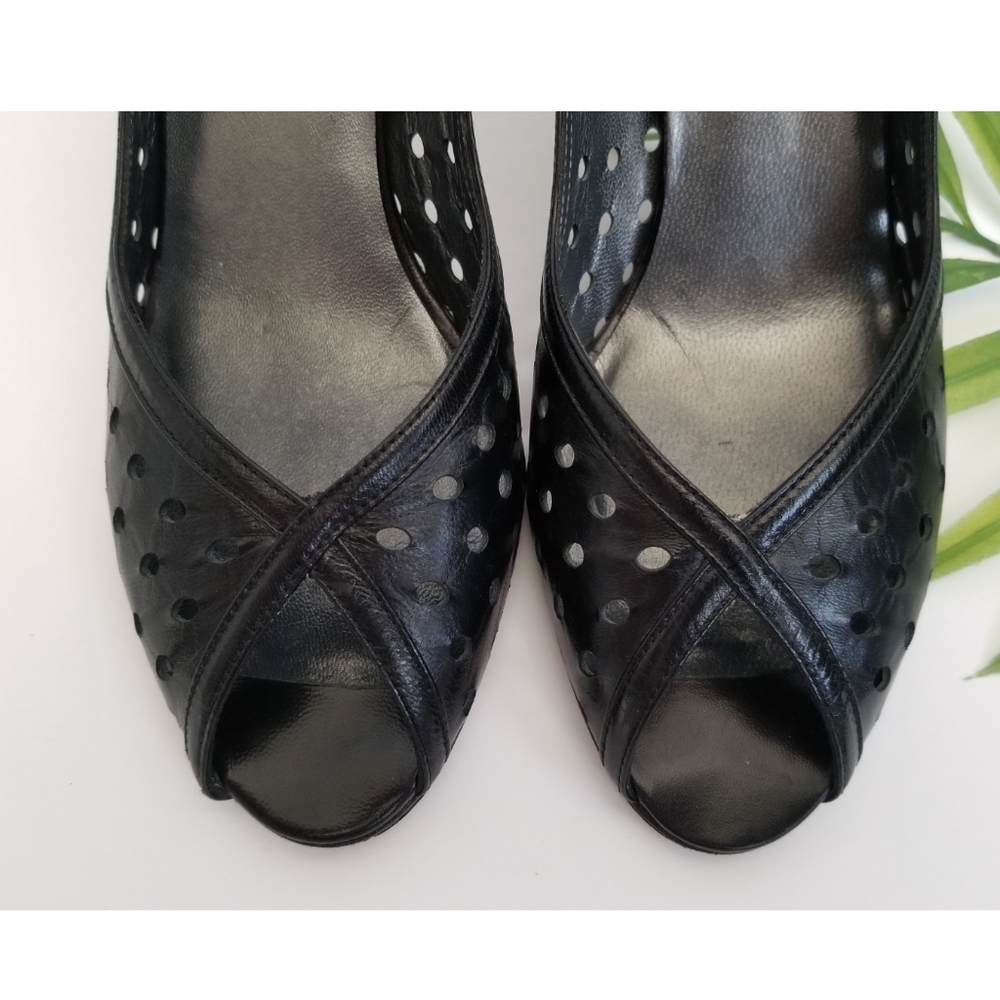 Stuart Weitzman Peep-Toe Heels - Picture 4 of 8
